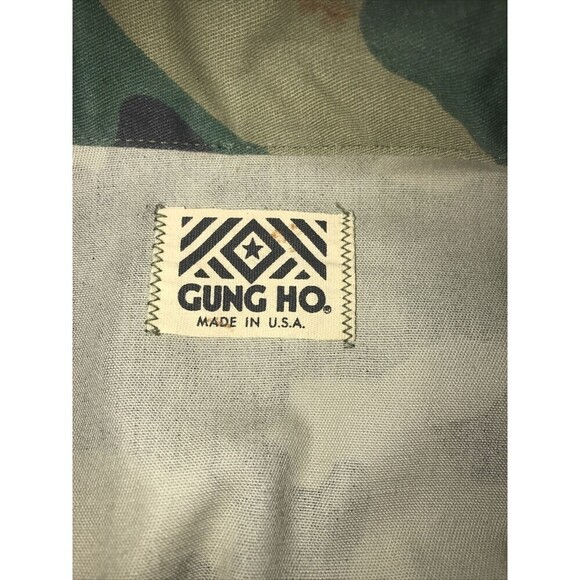 Vintage Gung Ho Adult Duck Camo Hunting Jacket Top Sz Med - Picture 2 of 5